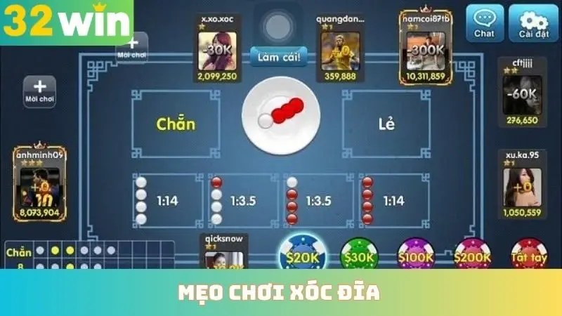 Mẹo Chơi Xóc Đĩa